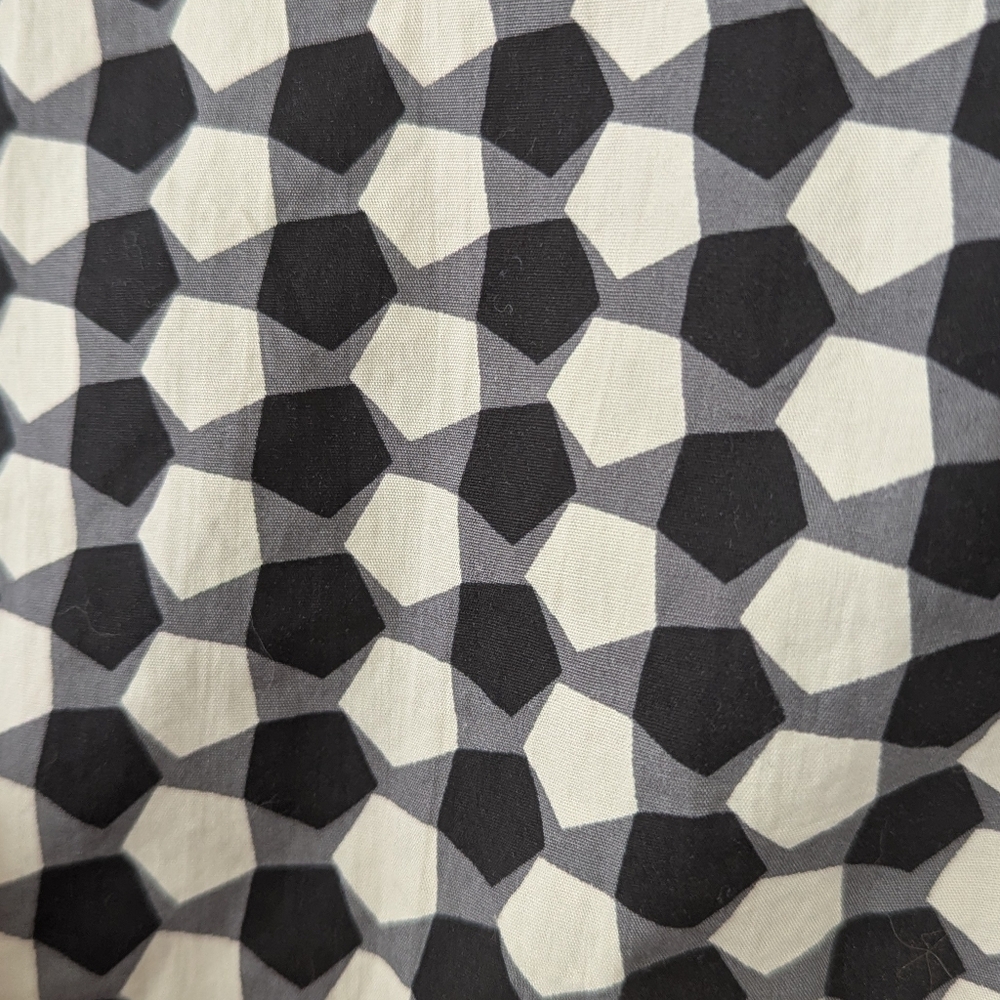 Bryn Walker Lucinda Organic Cotton Poplin Checkered Print‎ Top - Picture 9 of 12
